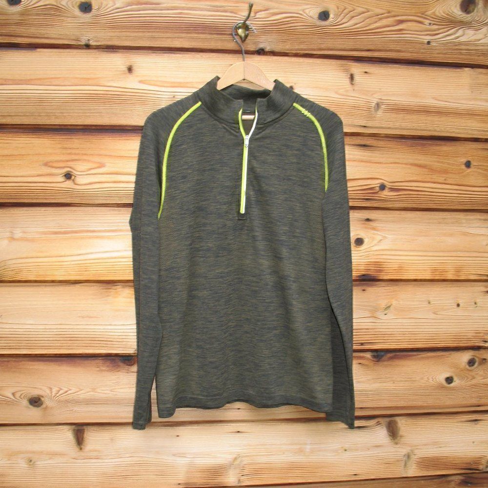 Metal Tech Vent Half Zip Pullover Top